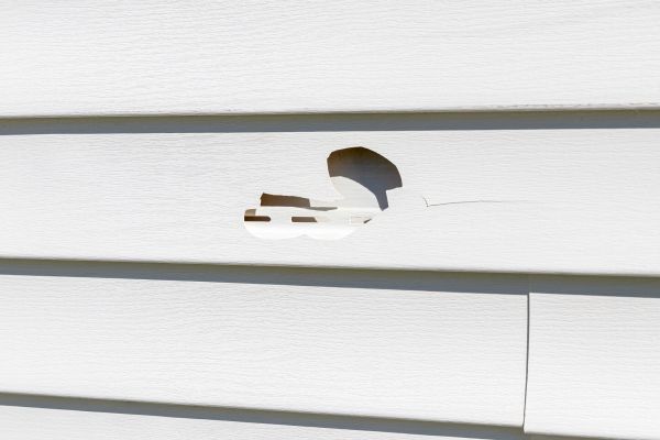 Cost of White Vinyl Siding Repair in Richardson